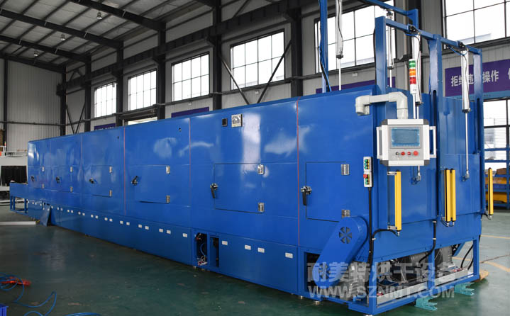 叉車輪子雙通道灌膠固化爐